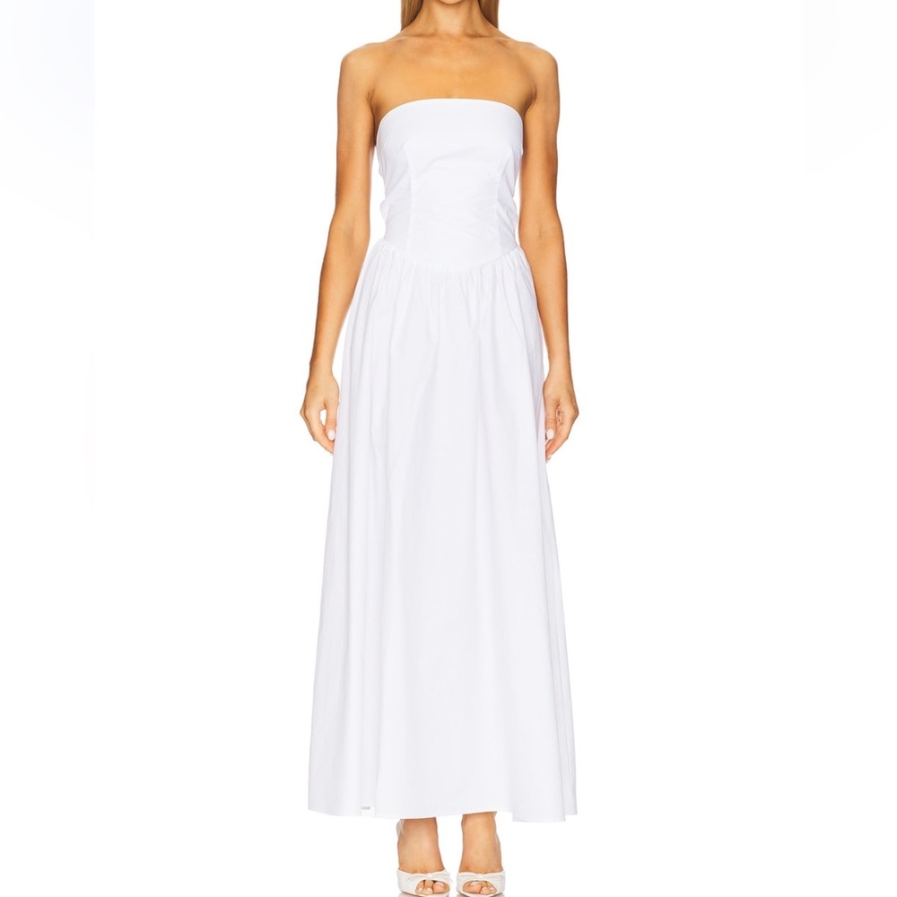 Susana Monaco Poplin Drop Waist Maxi Dress
